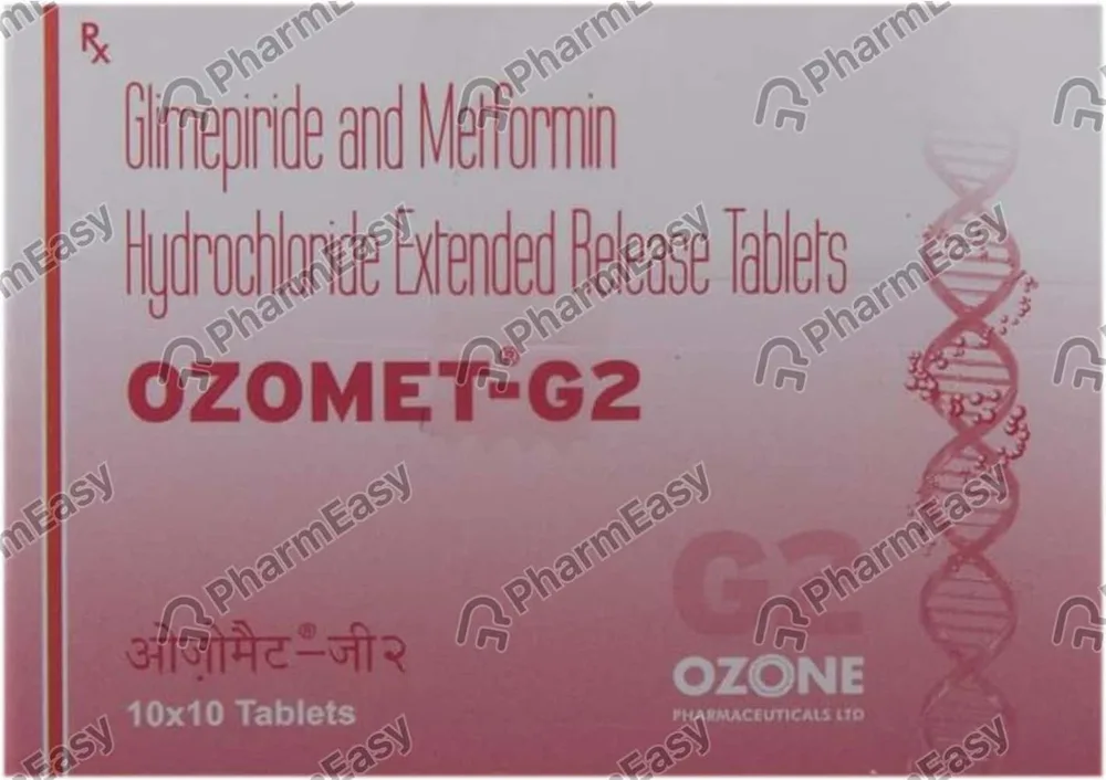 Ozomet G2 Strip Of 10 Tabletss