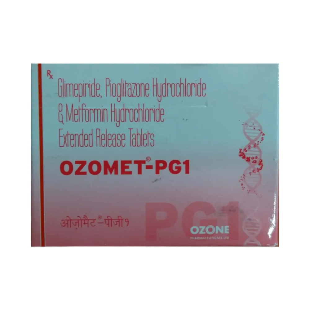 Ozomet Pg 1mg Strip Of 15 Tablets