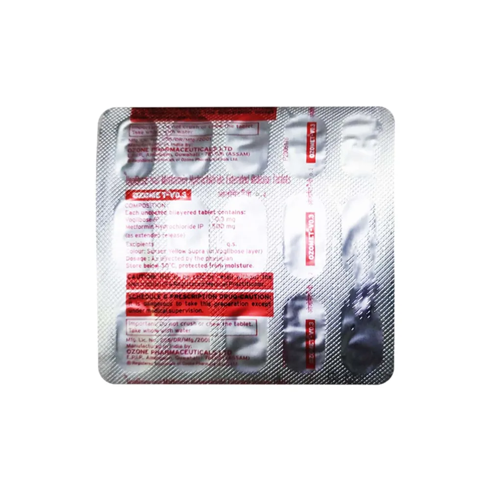 Ozomet V 0.3mg Strip Of 15 Tablets