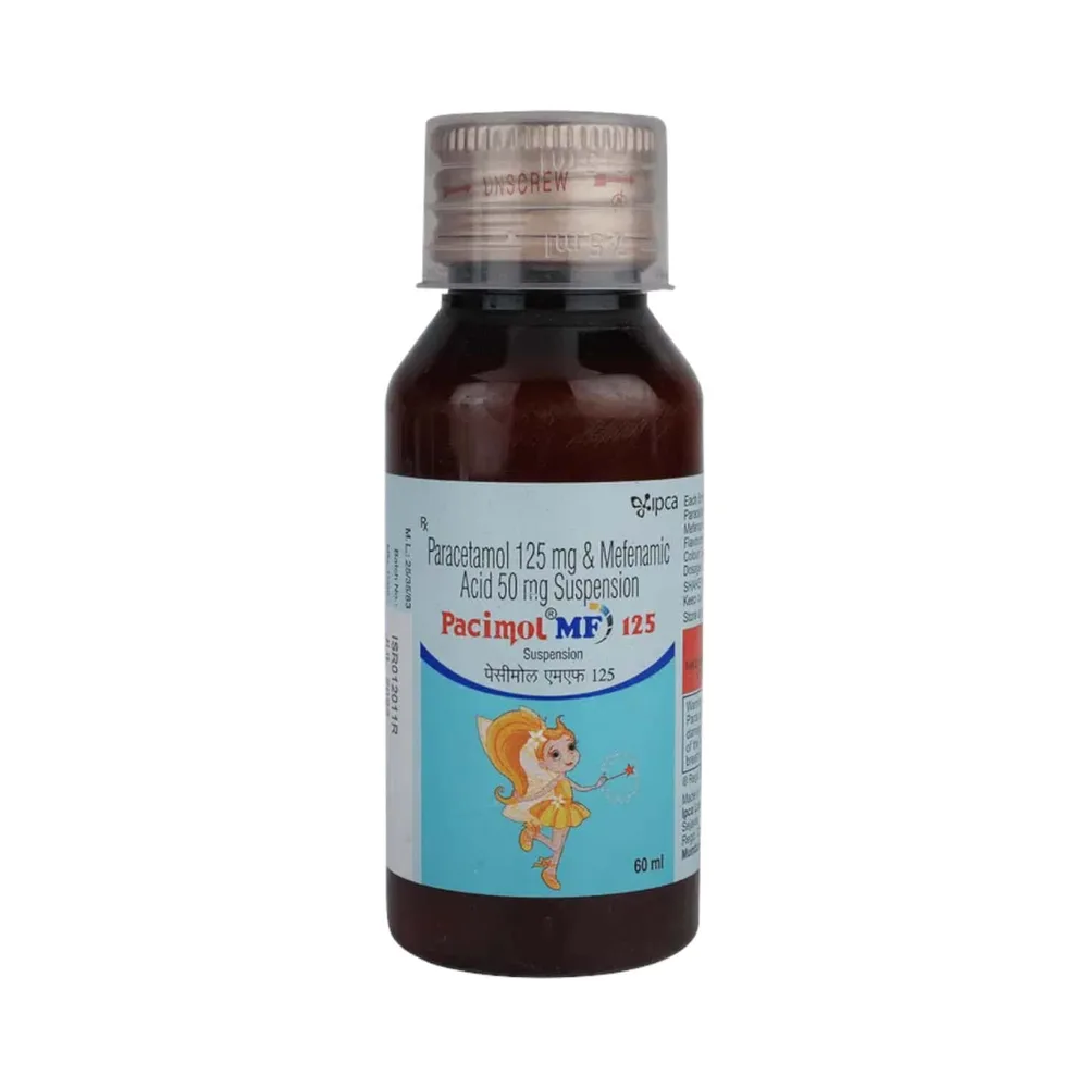Pacimol Mf 125mg Bottle Of 60ml Suspension