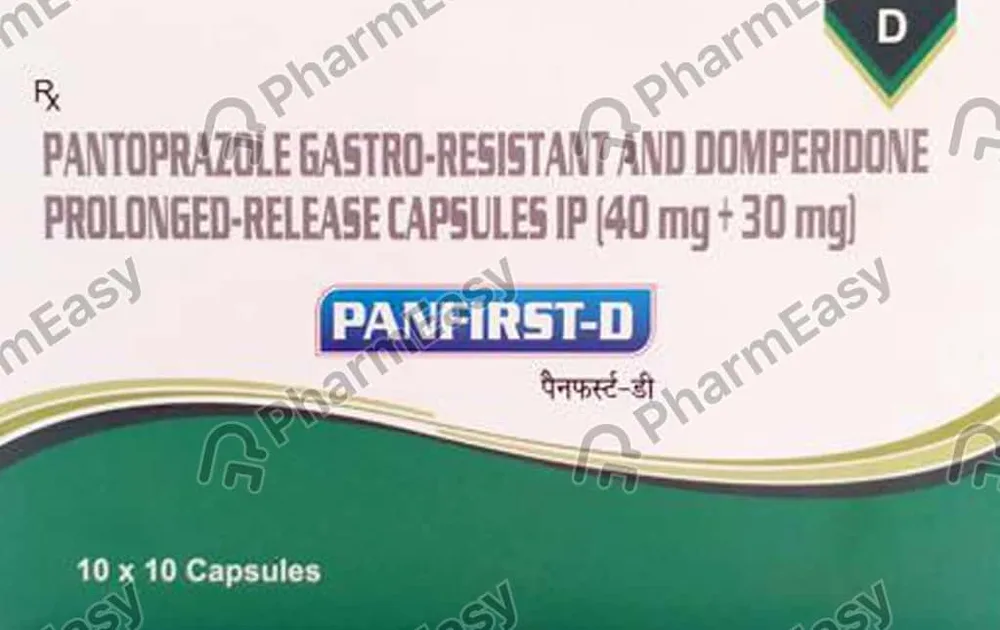 Panfirst D Strip Of 10 Capsules