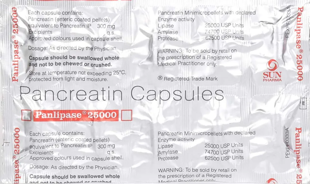 Panlipase 25000 Capsule