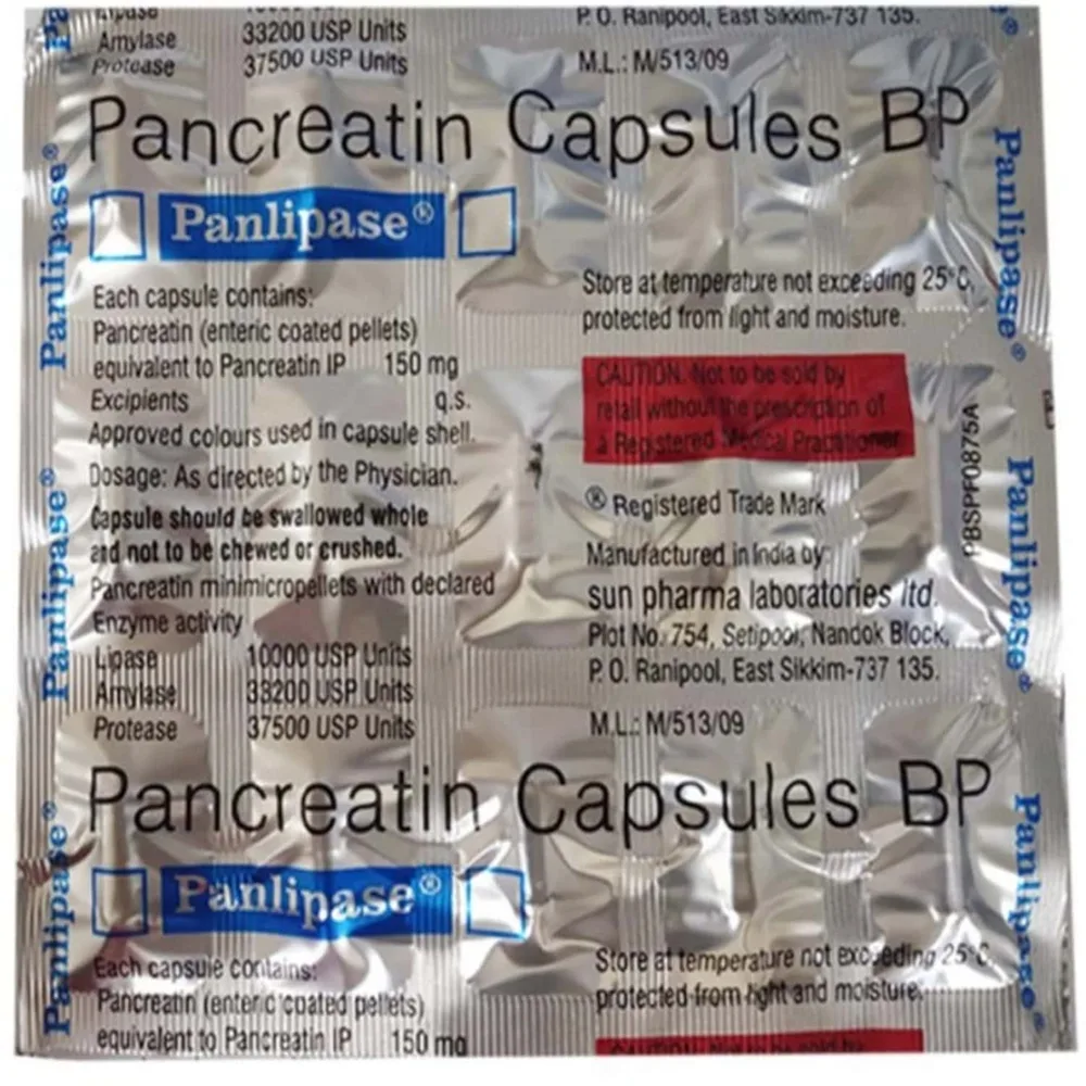 Panlipase Strip Of 15 Capsules