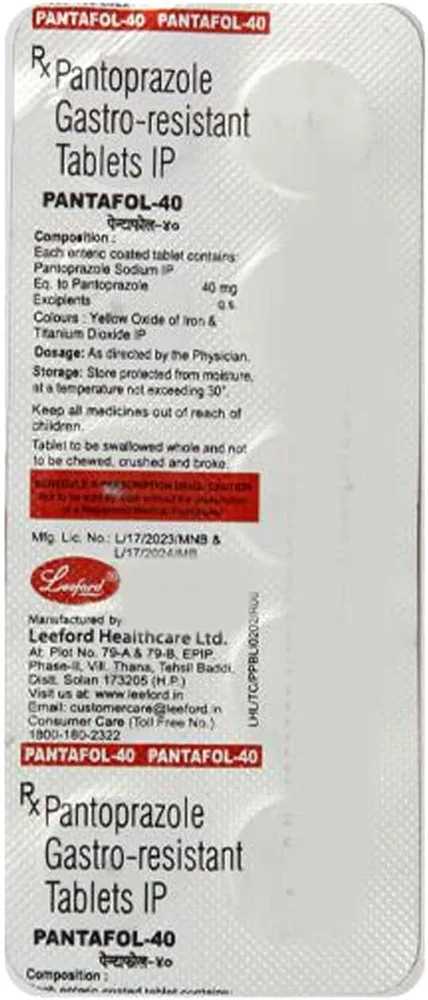 Pantafol 40mg Strip Of 10 Tablets