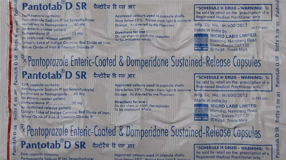 Pantotab Dsr Strip Of 10 Capsules