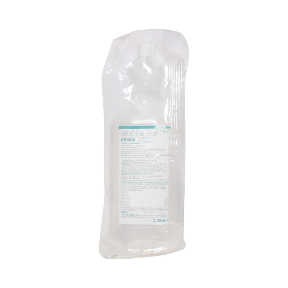 Paracip 1000mg Bottle Of 100ml Infusion