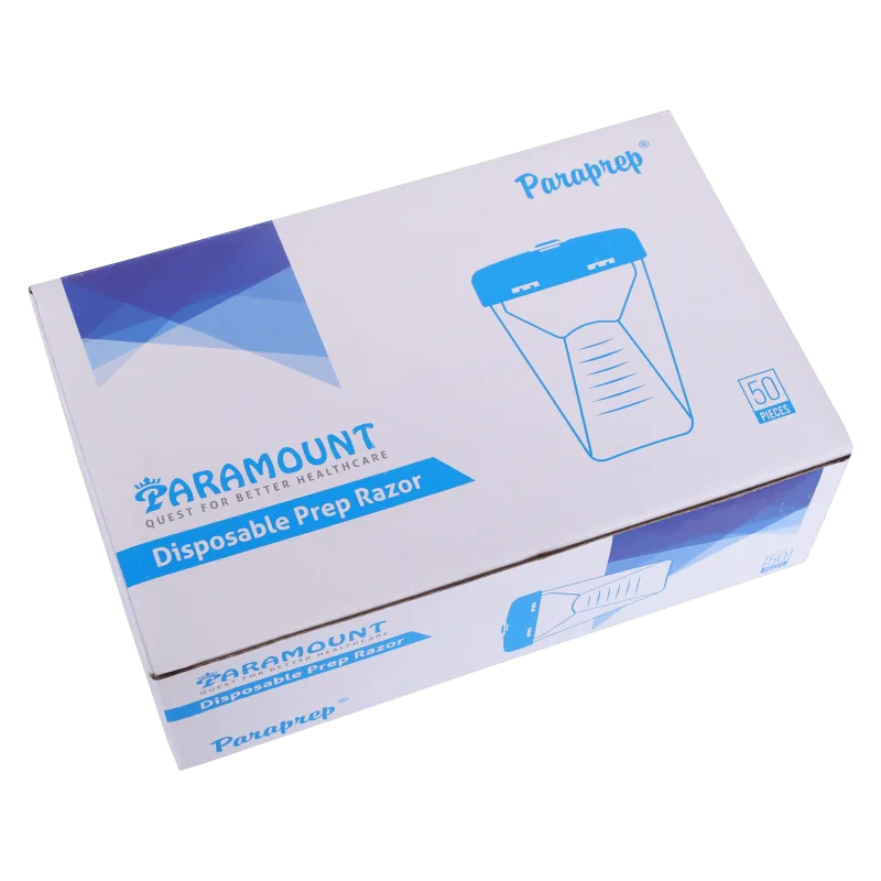 Paramount Disposable Prep Razor - 50 pcs box