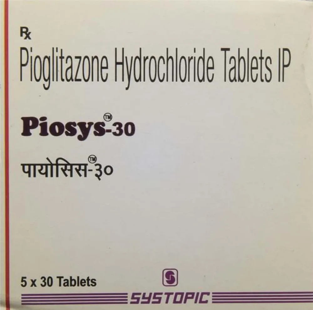 Piosys 30 Mg Strip Of 30 Tablets