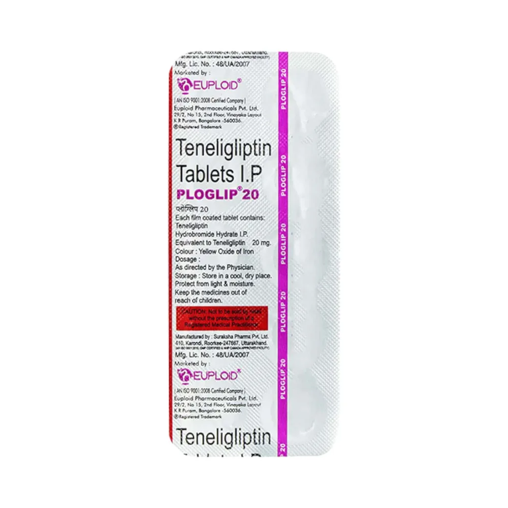 Ploglip 20mg Strip Of 10 Tablets