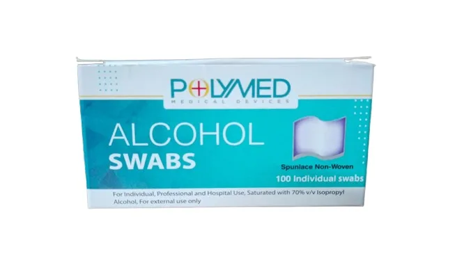 Polymed Alcohol Swab -100 pcs box
