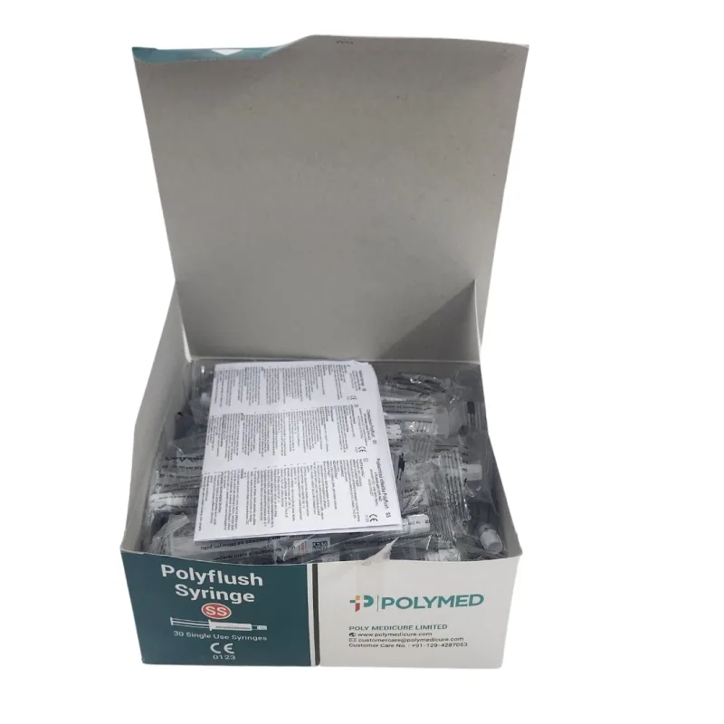 Polymed Polyflush Syringe 10ml - prefilled Syringe with NaCl