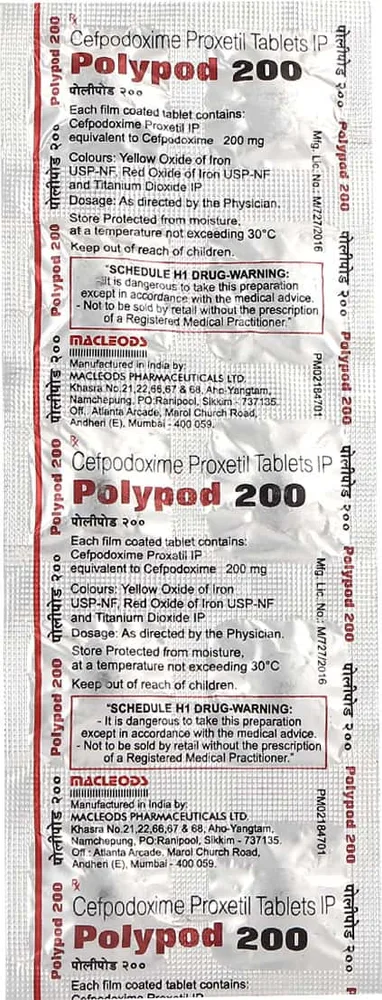 Polypod 200mg Strip Of 10 Tablets