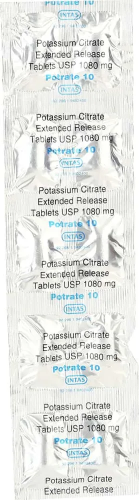 Potrate 10mg Strip Of 10 Tablets