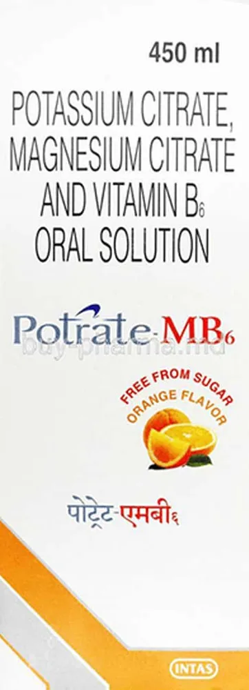 Potrate Mb6 Bottle Of 450ml Solution