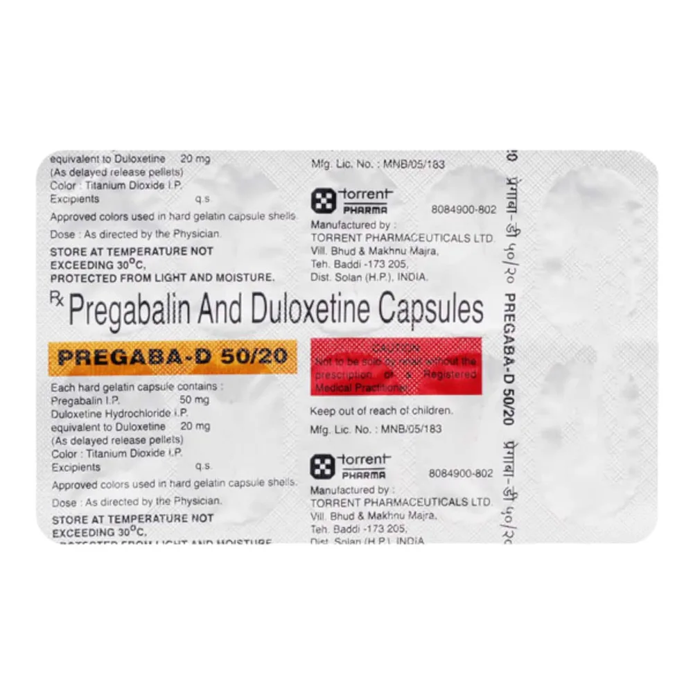 Pregaba-D 50/20 Capsule