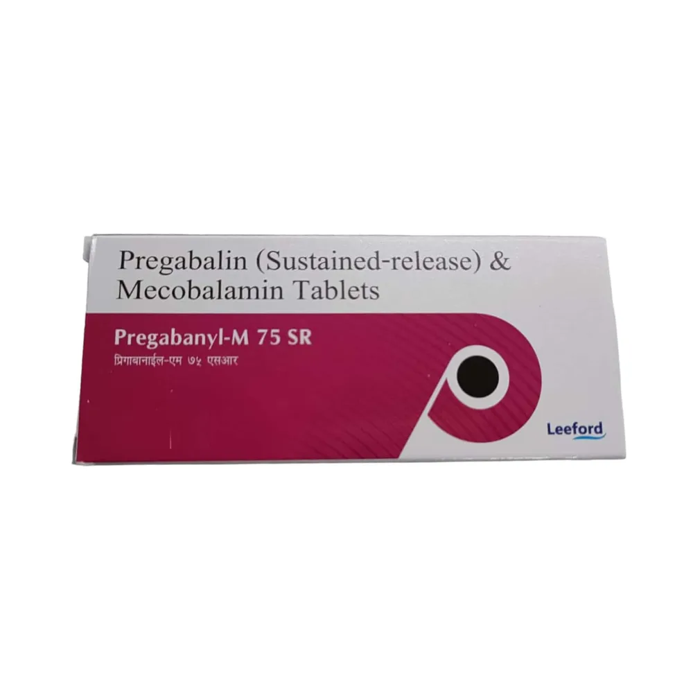 Pregabanyl M 75mg Sr Strip Of 10 Tablets