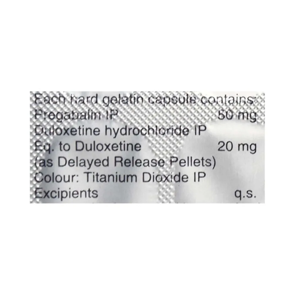 Pregabid D 50/20mg Strip Of 10 Capsules