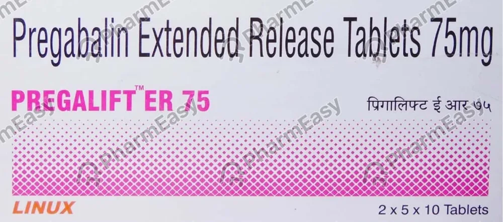 Pregalift Er 75mg Strip Of 10 Tablets
