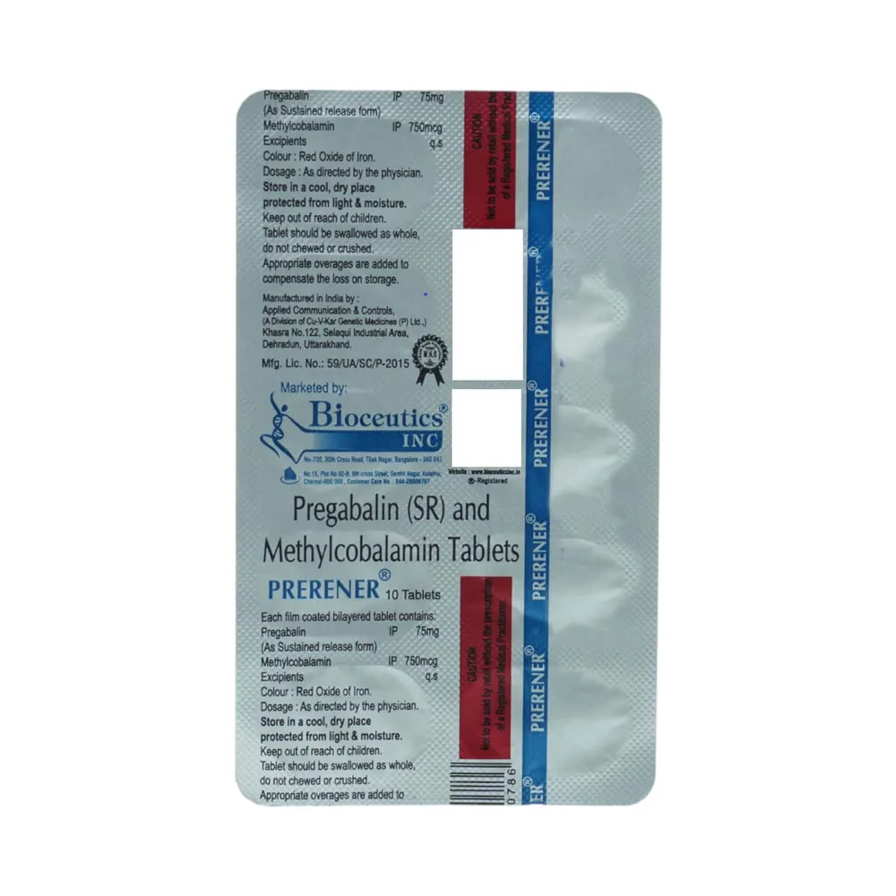 Prerener Strip Of 10 Tablets