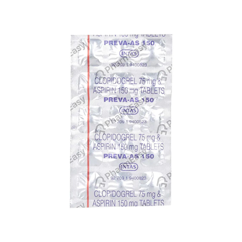 Preva As 150mg Strip Of 10 Tablets