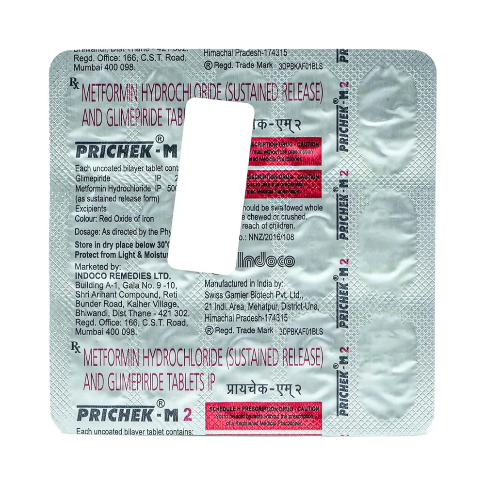 Prichek M 2mg Strip Of 15 Tablets