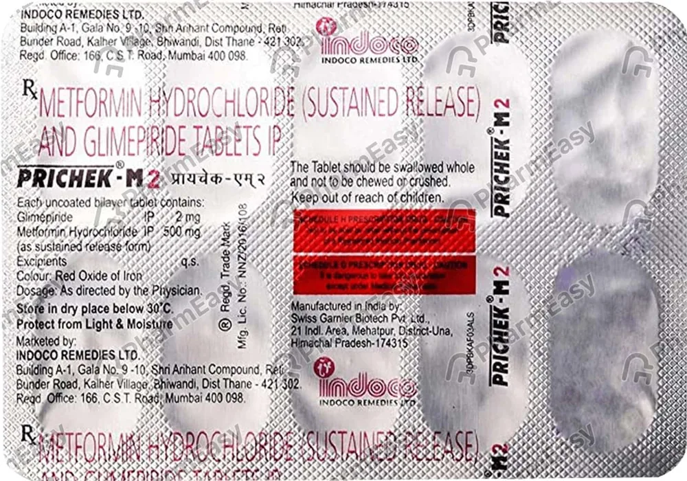 Prichek M 2mg Strip Of 10 Tablets