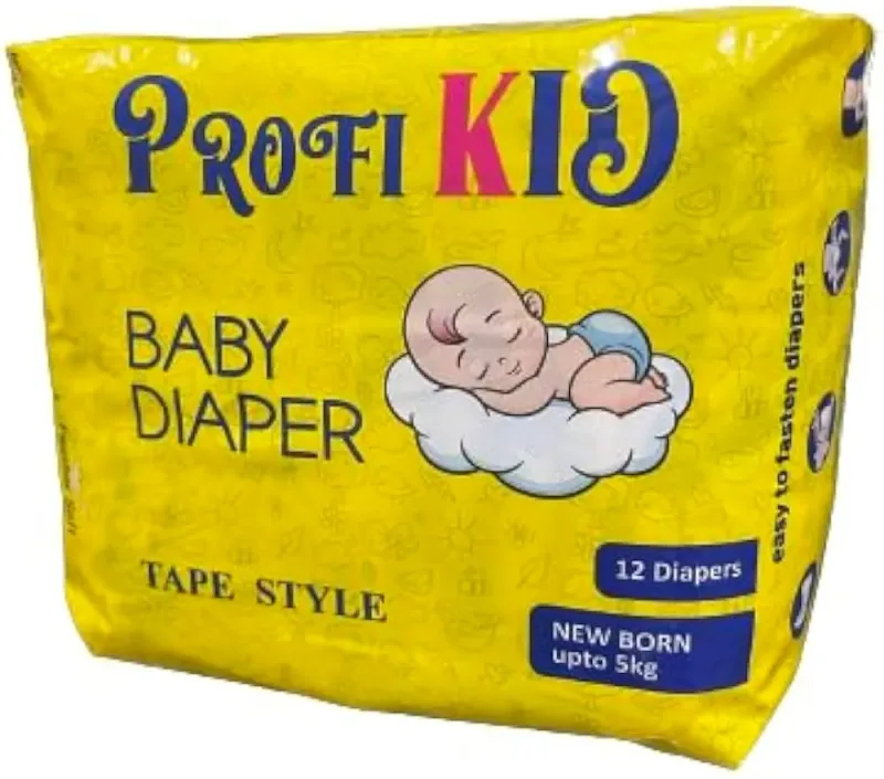 Profiklen Disposable Infant Diapers – 12 Count
