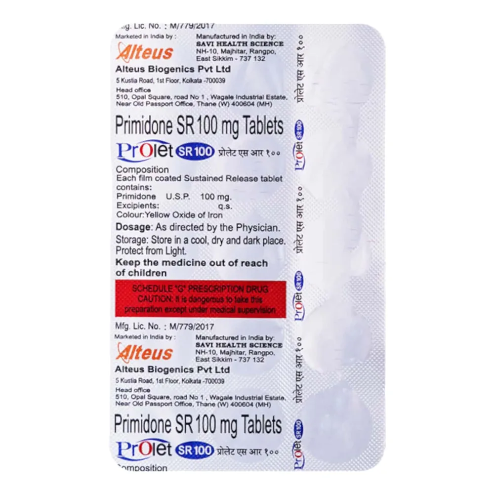 Prolet Sr 100mg Strip Of 15 Tablets