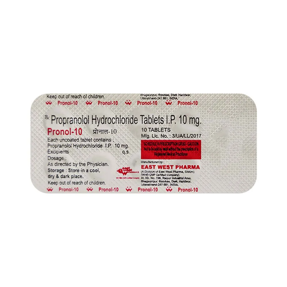 Pronol 10mg Strip Of 10 Tablets