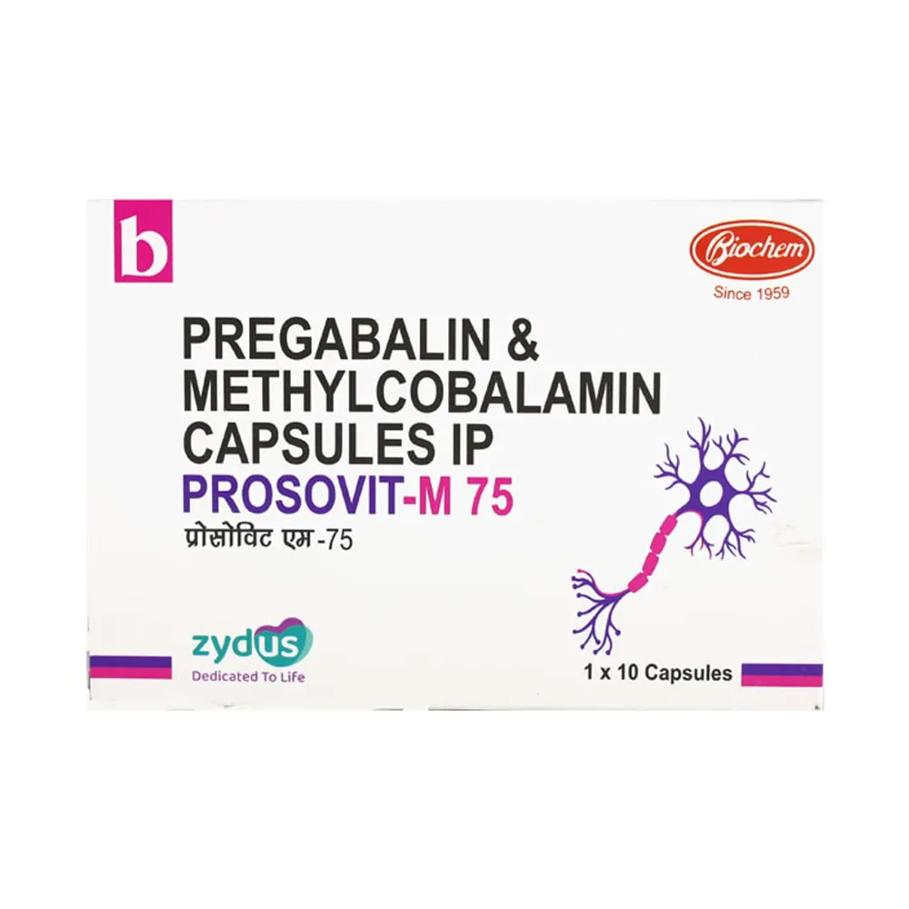 Prosovit M 75mg Strip Of 10 Capsules