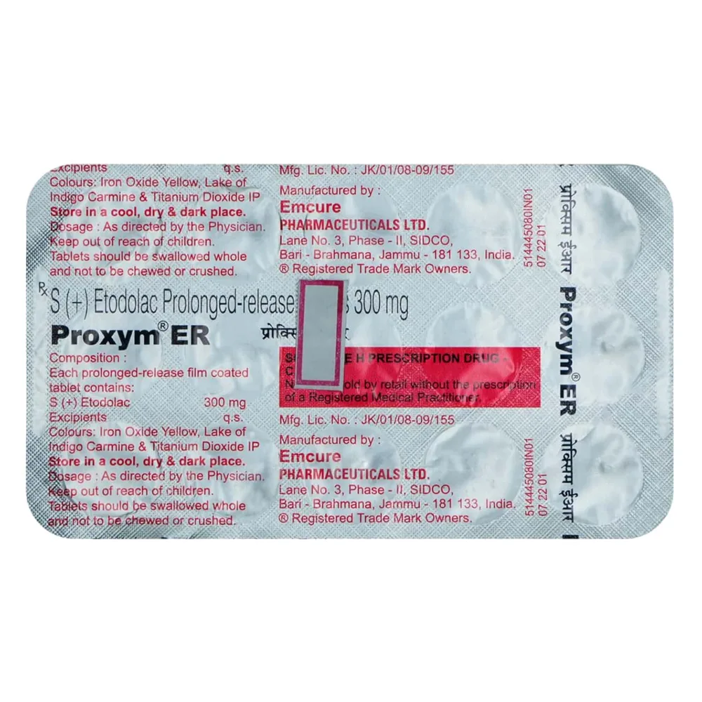 Proxym Er 300mg Strip Of 15 Tablets