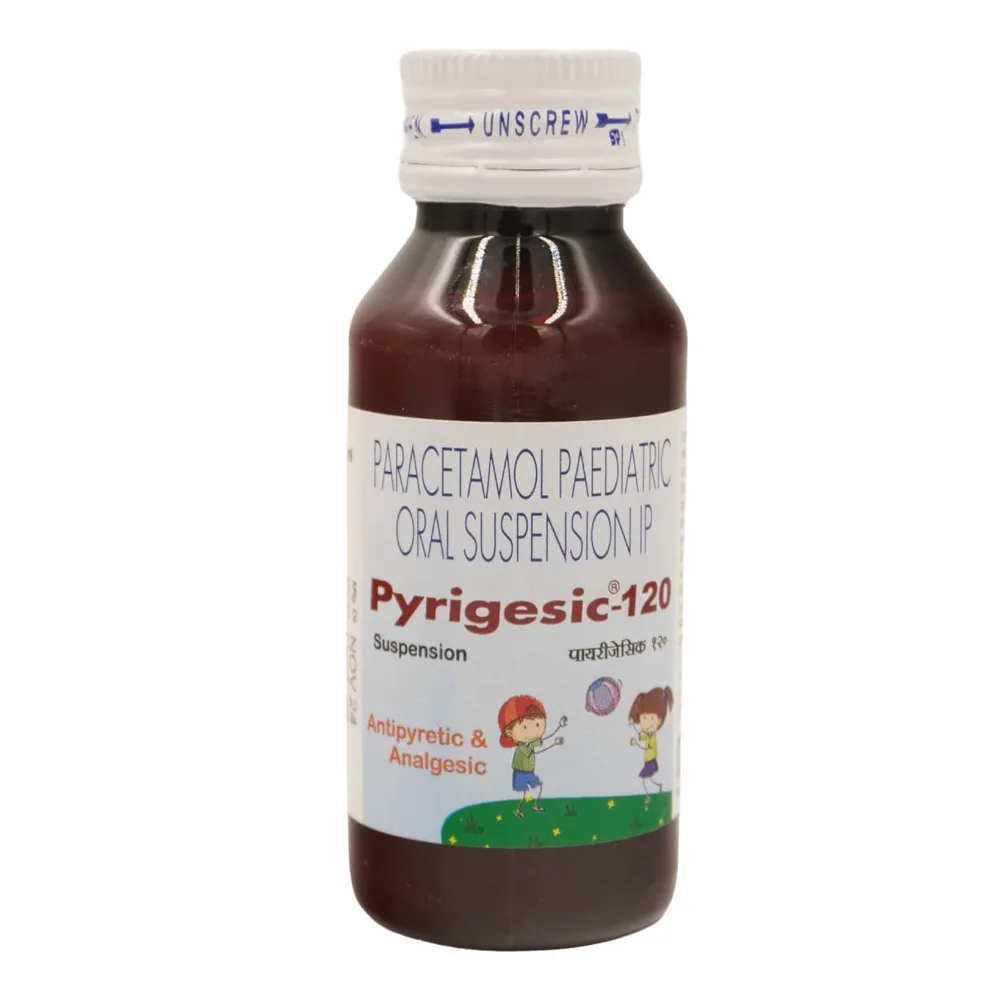 Pyrigesic 120mg Bottle Of 60ml Suspension