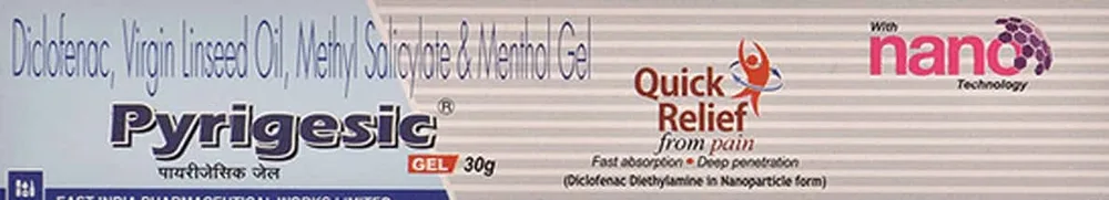 Pyrigesic Tube Of 30gm Nano Gel