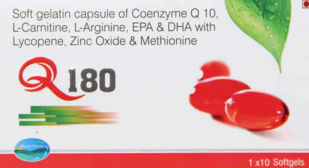 Q 180mg Strip Of 10 Capsules