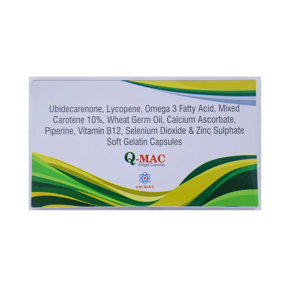 Q Mac Strip Of 10 Softgel Capsules