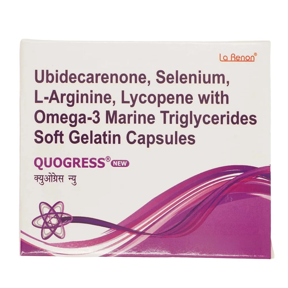 Quogress New Strip Of 15 Softgel Capsules