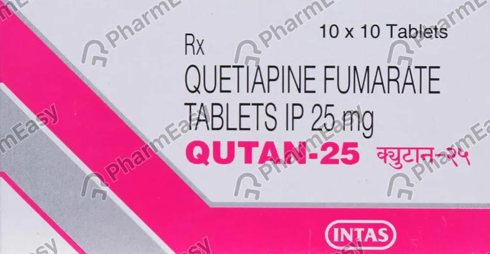 Qutan 25mg Strip Of 10 Tablets
