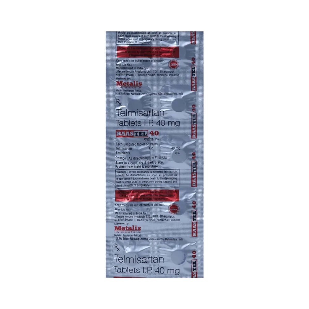 Raastel 40mg Strip Of 10 Tablets