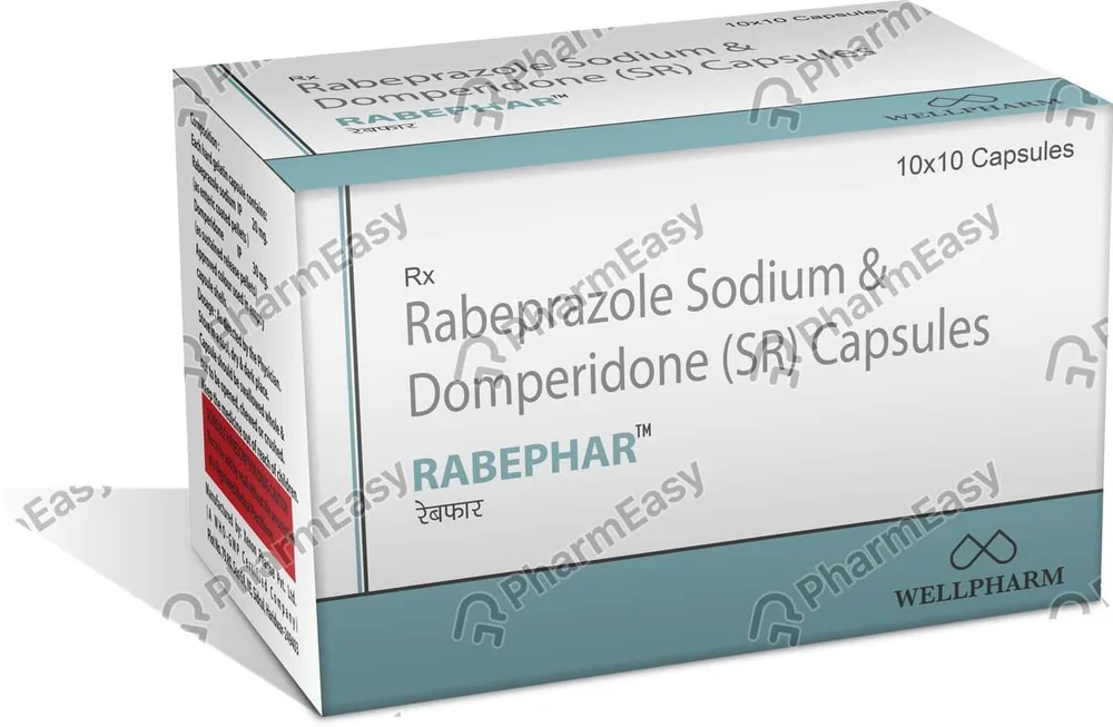 Rabephar Strip Of 10 Capsules