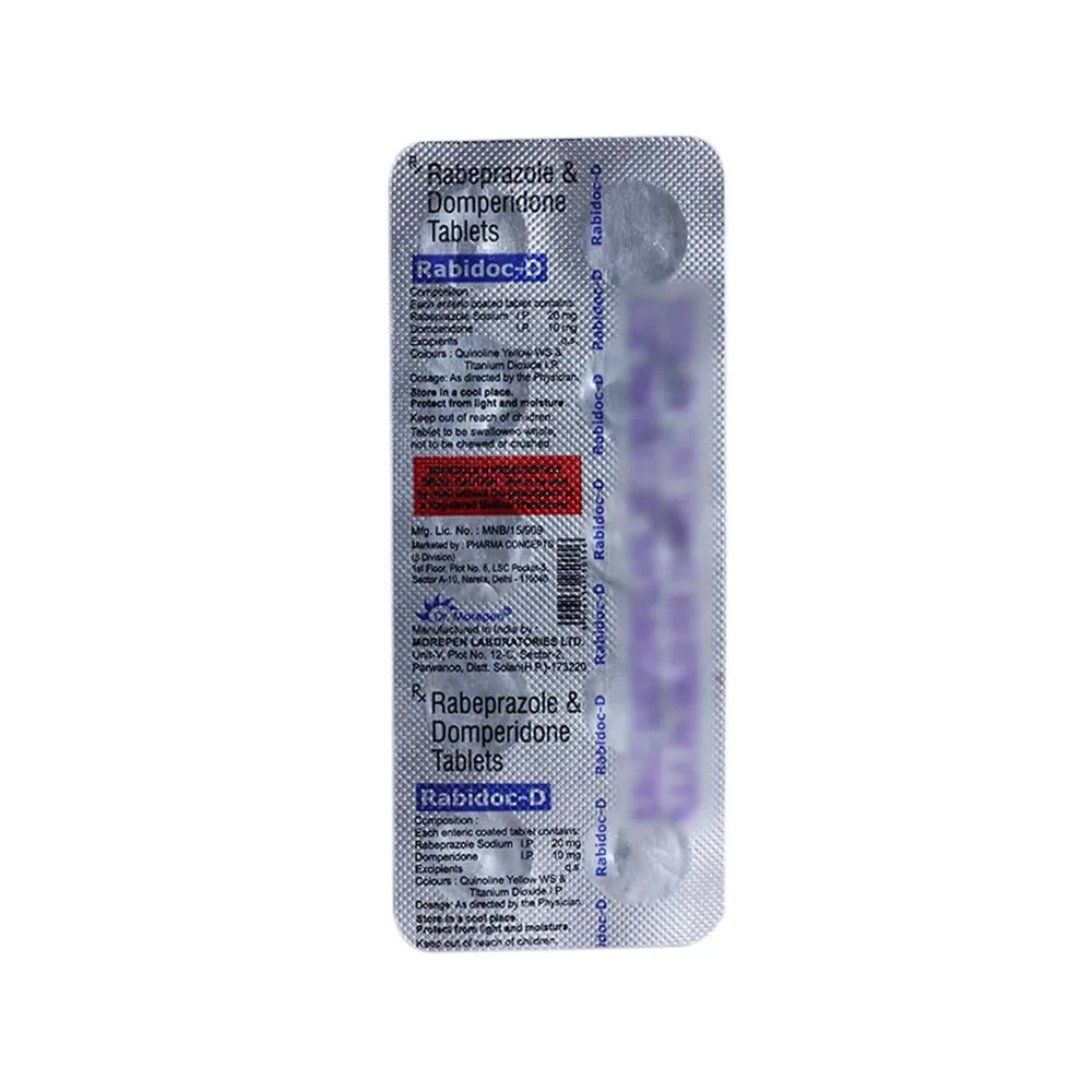 Rabidoc D Strip Of 10 Tablets