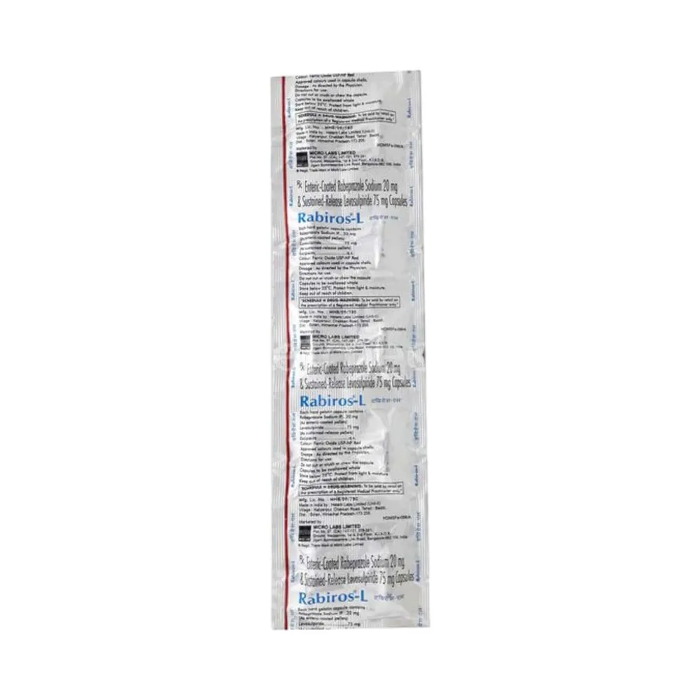 Rabiros L Strip Of 10 Capsules
