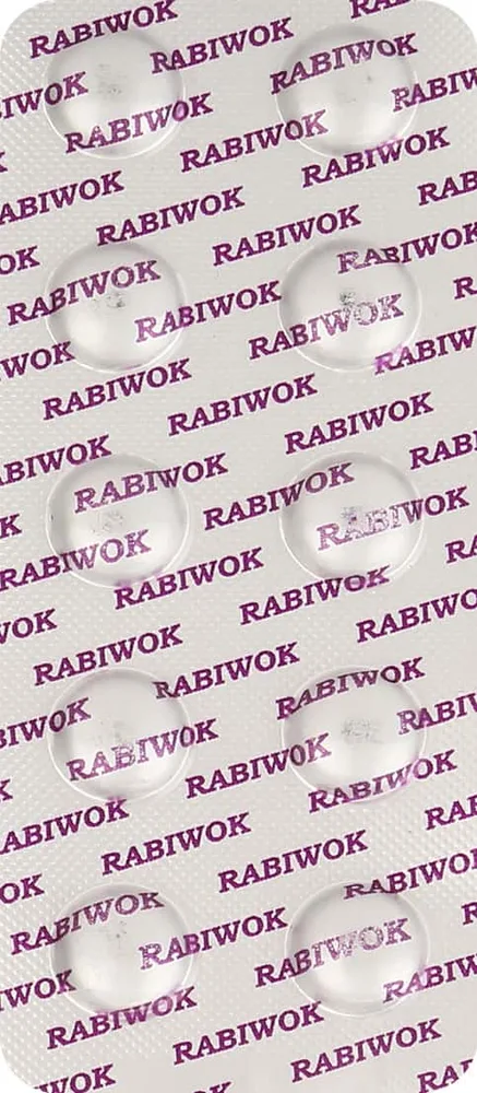 Rabiwok 20mg Strip Of 10 Tablets
