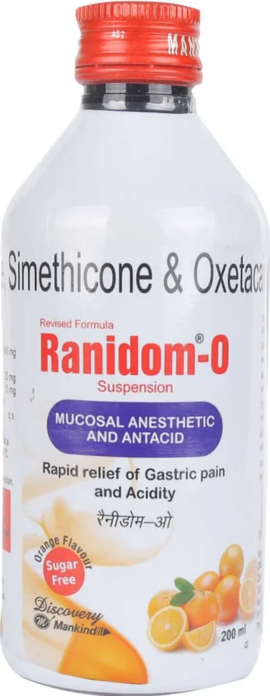 Ranidom-O Suspension | Orange Flavour Sugar Free