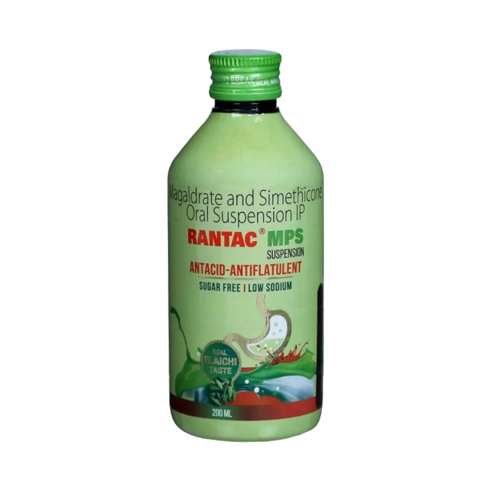 Rantac Mps Elaichi Taste Flavour Sugar Free Bottle Of 200ml Suspension