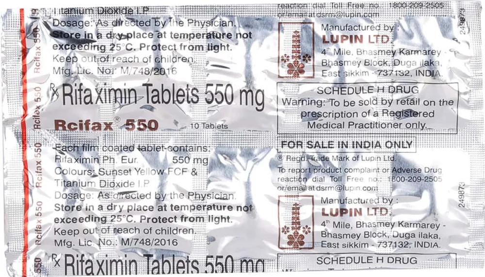 Rcifax 550 Tablet