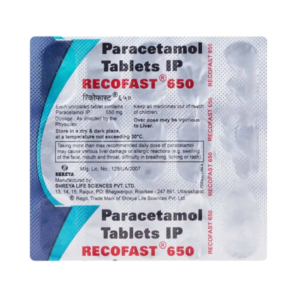 Recofast 650mg Strip Of 15 Tablets