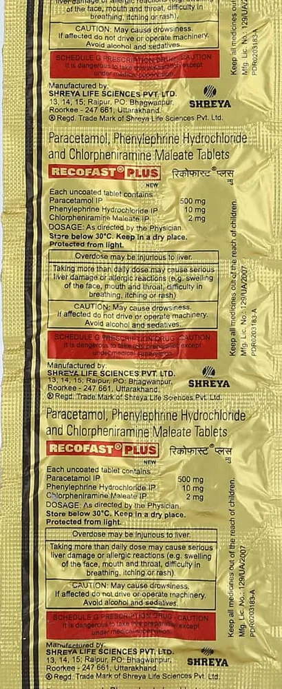 Recofast Plus Tablet