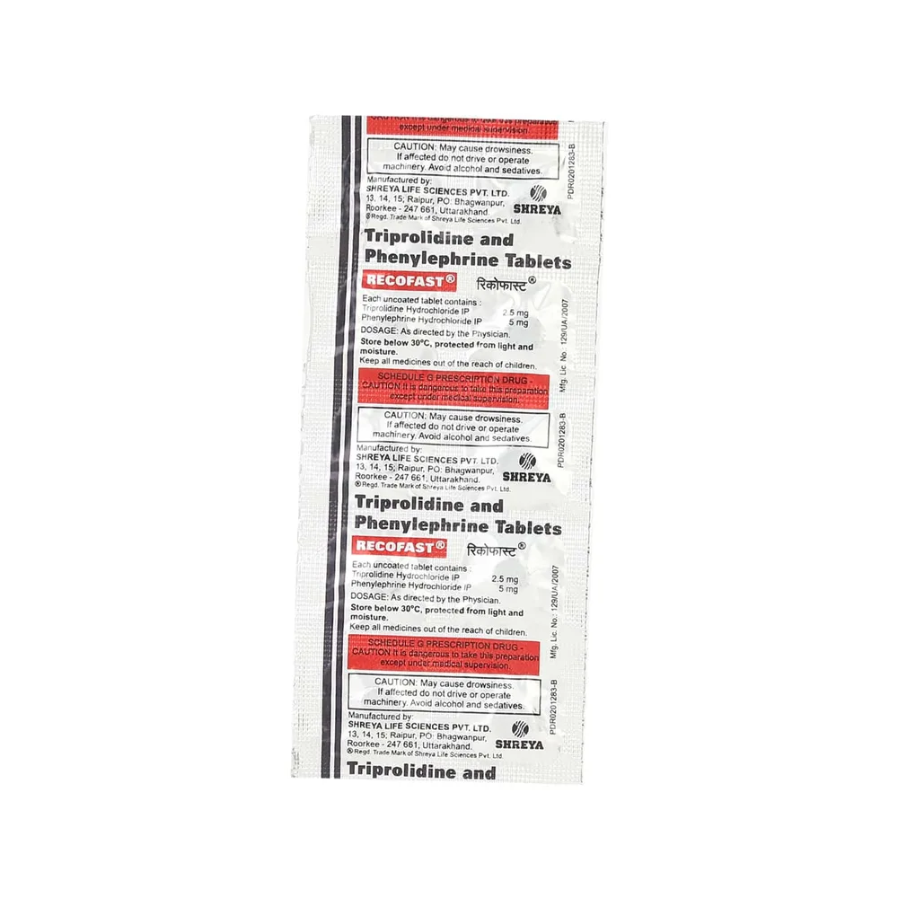 Recofast Tablet