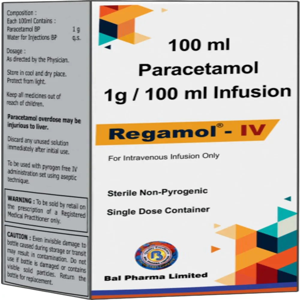 Regamol Iv Bottle Of 100ml Infusion