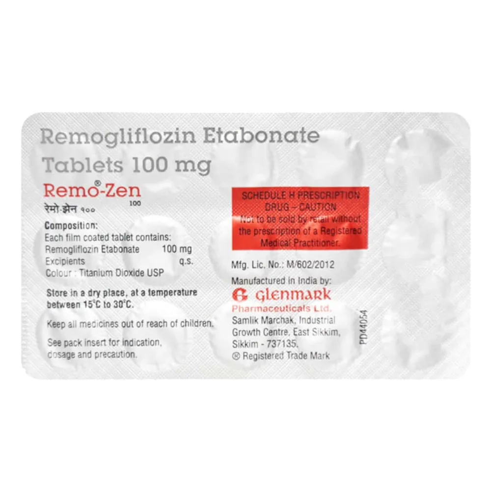Remo Zen 100mg Strip Of 15 Tablets